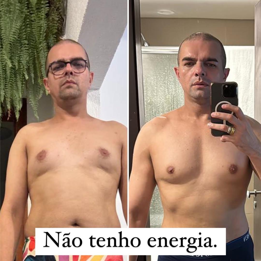 Homem com baixa energia vs homem com alta energia